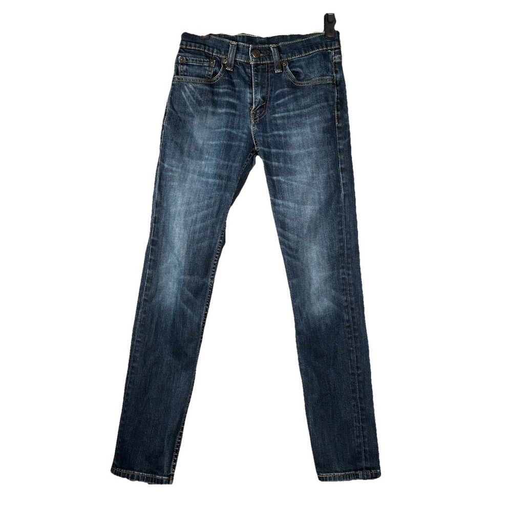 Levis 511 Jeans Mens Size 28 Dark Wash Denim Slim Fit Straight Leg